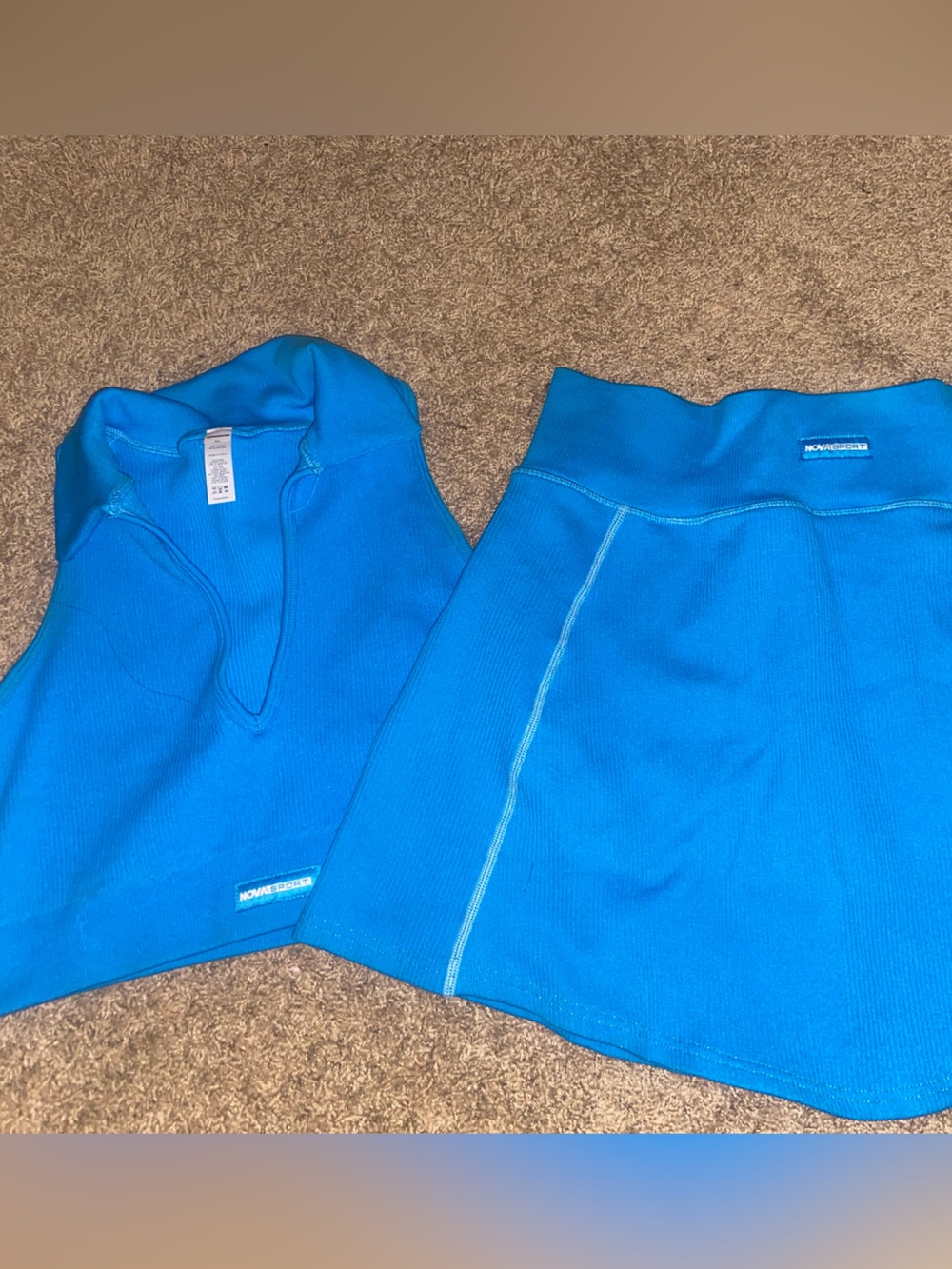 Bright Blue Two-Piece Active Set